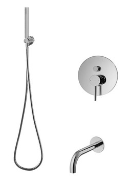 Zestaw wannowy podtynkowy CHROM OMNIRES SYSYW01CR
