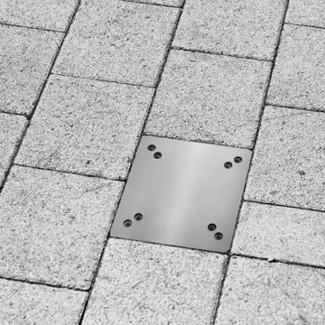 Metalowy stojak na parasole ochronne 16x16cm