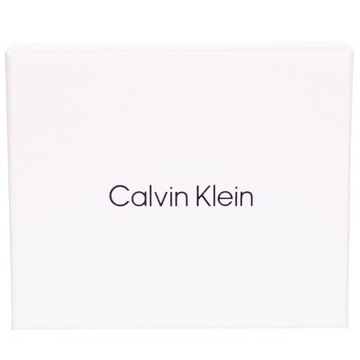 CALVIN KLEIN BEZPIECZNY PORTFEL MĘSKI METAL CK BIFOLD 5CC W/COIN CZARNY