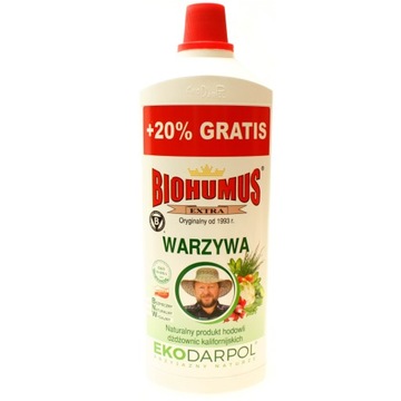 Nawóz BIO EKO Biohumus Extra do warzyw 1200 ml