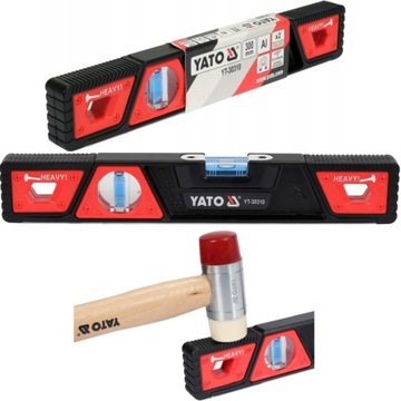 УРОВЕНЬ YATO МАГНИТНЫЙ УРОВЕНЬ 300 ММ, АРМИРОВАННЫЙ АЛЮМИНИЕМ, 3 МАГНИТА