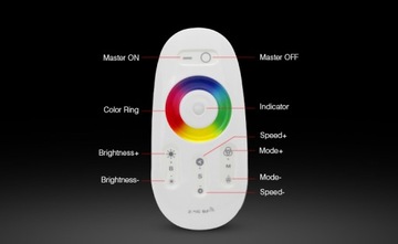 Драйвер RGB светодиодный контроллер 2,4 ГГц 3*6 А 12-24 В