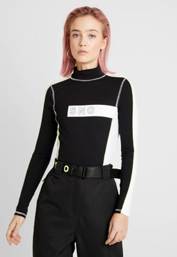 TOPSHOP Body ze stójką długi rękaw XS 34