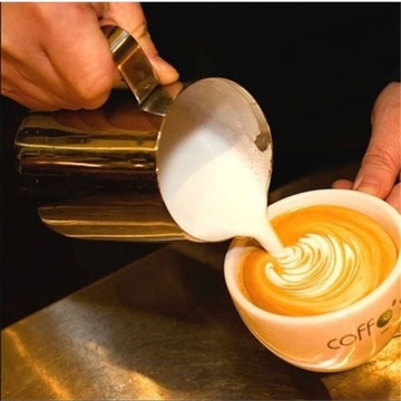 100/150/350ML ze stali nierdzewnej Latte uchwyt na