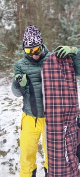 Pokrowiec na deskę snowboardową torba etui plecak na buty 2w1