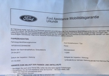 Ford Focus III Kombi Facelifting 1.0 EcoBoost 125KM 2017 Ford Focus Super Stan NAVI - Kamera - 114 Tkm - Zarejstrowany 125KM, zdjęcie 28