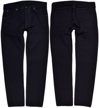 LEE spodnie TAPERED regular NAVY jeans 101 RIDER _ W32 L32