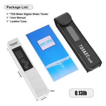 КАЧЕСТВО ВОДЫ LCD EC ТВЕРДОСТЬ ИЗМЕРИТЕЛЬ