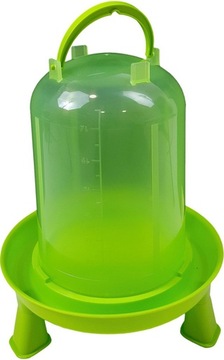 Poidło dla drobiu, z nóżkami, 8 l, zielone