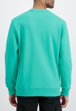 Mikina Alpha Industries Basic Sweater atomic green XL