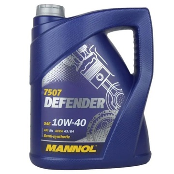 Olej silnikowy półsyntetyczny Mannol Defender 10W-40 5L