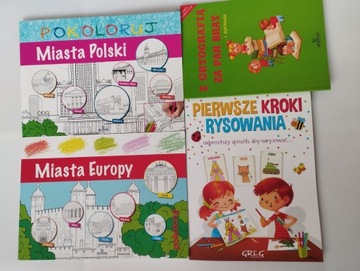 MIASTA POLSKI EUROPY Zestaw Pierwsze kroki rysowan