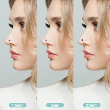 Кольца в носу 120 шт., кольца в носу из нержавеющей стали 316