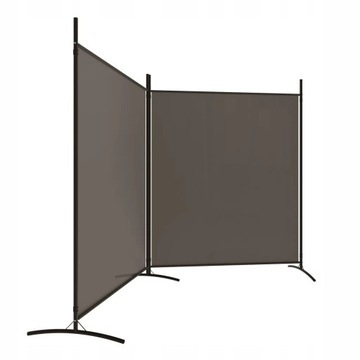 VidaXL 350276 Экран 2-панельный 348 x 180 см серый