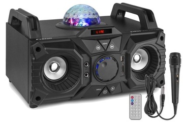 Boombox Fenton KAR100 z Kula Disco LED Bluetooth