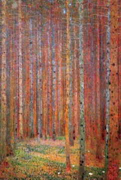 Gustav Klimt Las - plakat 61x91,5 cm