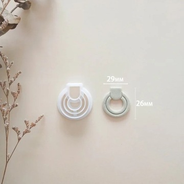 Soft Pottery Earrings Cutting Mold Heart Rainvow Irregular Geometric Shape
