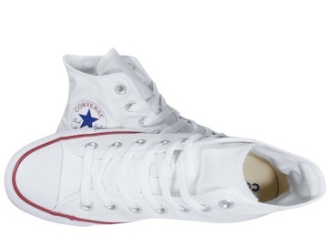 CONVERSE ALL STAR M7650C BIAŁE TRAMPKI WYSOKIE ZA KOSTKĘ CHUCK TAYLOR