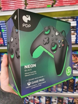 Неоновый контроллер Xbox X S One PDP, черный