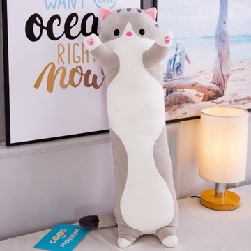 ДЛИННАЯ ПЛЮШЕВАЯ ПОДУШКА KITTY CAT MASCOT 90 СМ