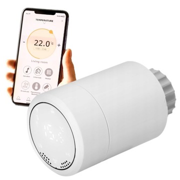 GŁOWICA TERMOSTATYCZNA SMART ZigBee 3.0 Tuya WiFi