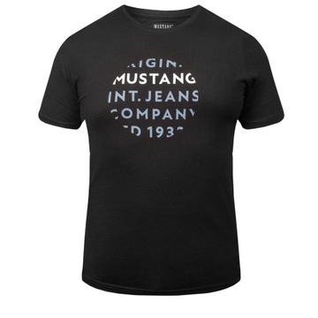 T-shirt męski okrągły dekolt Mustang r. XL ZESTAW 3 SZTUK