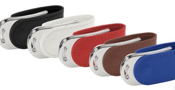 PENDRIVE REKLAMOWY USB z logo skórzany PDs-14 4GB Z GRAWEREM 10 SZT
