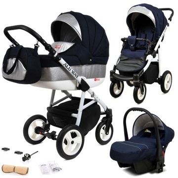 Wózek 3w1 dziecięcy spacerówka BabyLux ALU WAY