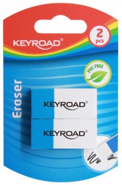 Keyroad Гумка для стирання біло-синя 2 шт.