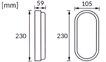 ПОТОЛОЧНЫЙ НАСТЕННЫЙ СВЕТИЛЬНИК ДЛЯ ВАННОЙ КОМНАТЫ СВЕТОДИОДНЫЙ САМОЛЕТ 18ВТ IP65