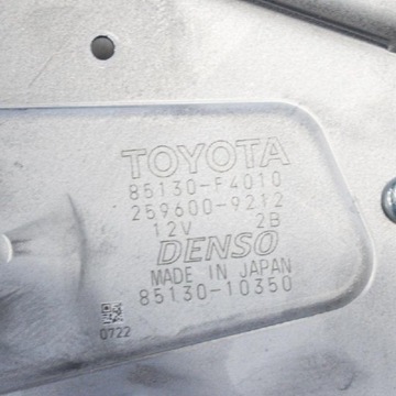 MOTOR STĚRAČE ZADNÍ OKNO TOYOTA C-HR NGX1 85130-F4010 259600-9212 20