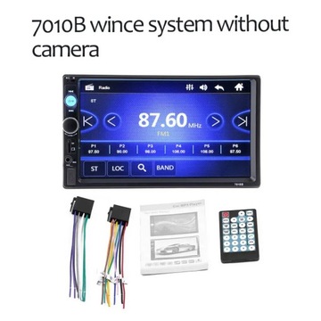 styl systemu wince Odtwarzacz samochodowy 2Din HD Bluetooth MP4 USB/FM