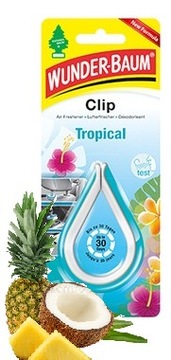 WUNDER BAUM CLIP ZAPACH DO AUTA TROPICAL ODŚWIEŻA