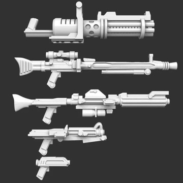 Republic Weapon Pack 1model pasuje do gry StarWars Legion