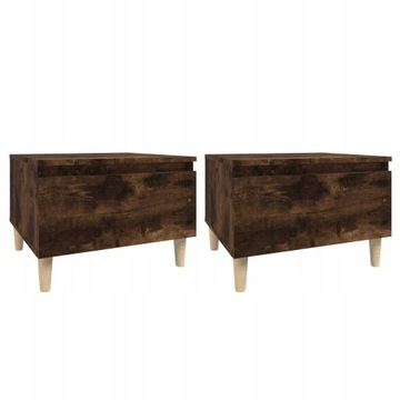 фото ориг. №2, Lumarko tables lateral, 2 pcs., smoky oak, 5