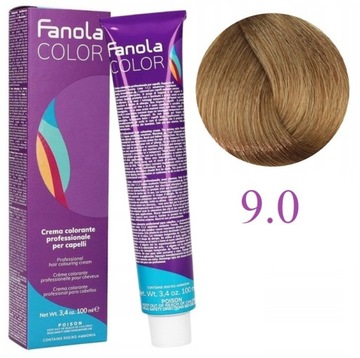 Fanola Crema Colorante Farba 100ml Nr 9.0