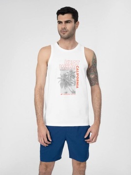 МУЖСКАЯ ФУТБОЛКА КУРТКА С 4F РУКАВАМИ ХЛОПКОВЫЙ ТОП SS23M354