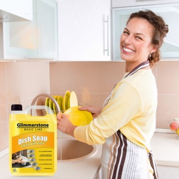 GLIMMERSTONE ЖИДКИЙ ГЕЛЬ ДЛЯ МЫТЬЯ ПОСУДА ЛИМОН - СОВРЕМЕННАЯ ФОРМУЛА - 5л