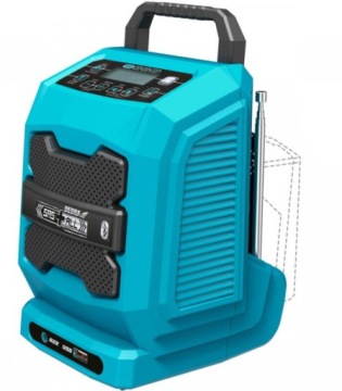 DEDRA DED7005 RADIO AKUMULATOROWE BLUETOOTH 18 USB