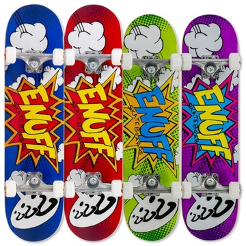 Скейтборд Enuff POW Red, мягкие колеса, 90А