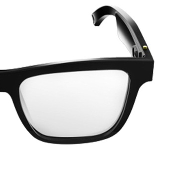 Беспроводные умные очки со встроенным микрофоном Стерео-вкладыши-гарнитура Поляризованные прозрачные