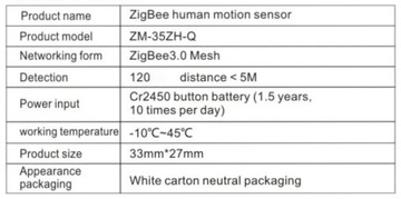 Интеллектуальный датчик PIR Motion ZigBee 3.0 Приложение Tuya