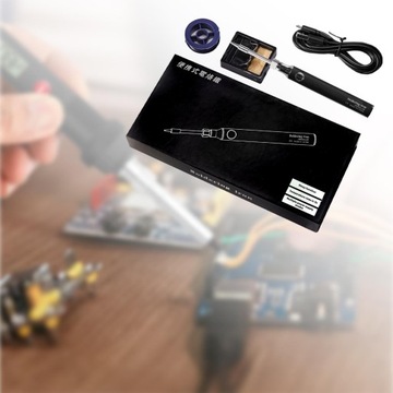 Набор жал для электрического паяльника 5 В, черный