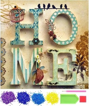 HAFT DIAMENTOWY MOZAIKA DIAMENTOWA 5D HOME