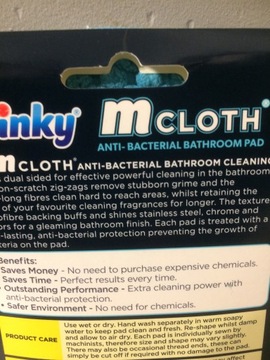 АНТИБАКТЕРИАЛЬНАЯ САЛФЕТКА ДЛЯ ВАННОЙ MINKY MCLOTH