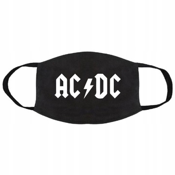 MASECZKA MASKA BAWEŁNIANA KOCHAM ROCKA ACDC ZESPÓŁ