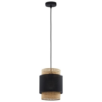 Nowoczesna lampa wisząca boho czarna 1xE27