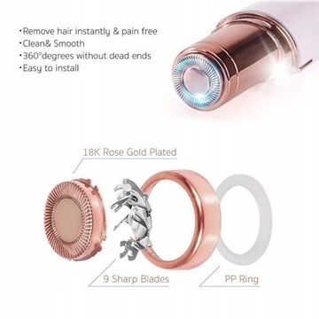 Электрический триммер для бровей Mini Lipstick Face E