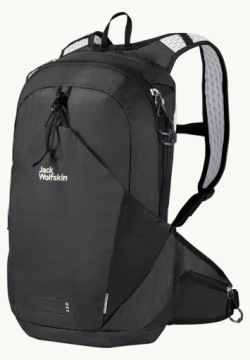 ВЕЛОСИПЕДНЫЙ РЮКЗАК JACK WOLFSKIN ДЛЯ ПУТЕШЕСТВИЙ В ГОРЫ СО СВЕТООТРАЖАЮЩИМ ЧЕХОЛОМ, 16 Л