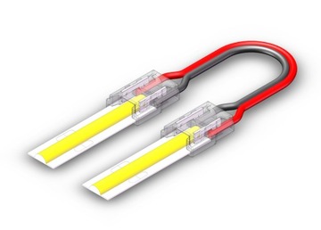 ZŁĄCZKA DO TAŚM LED COB NEON MONO 8mm KĄTOWA